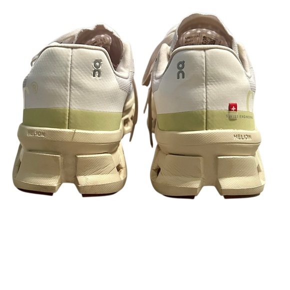 On Running Cloudmonster Running Sneaker Frost Acacia light gray yellow 9.5 - Picture 6 of 11